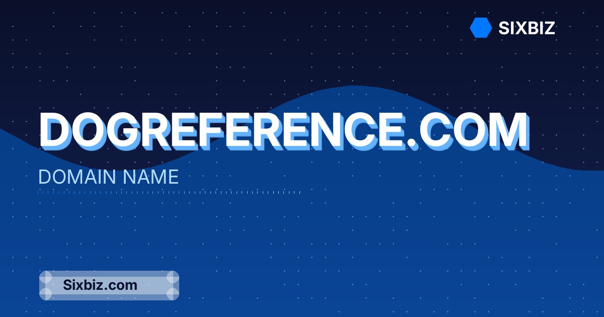 dogreference.com - Premium Domain Name For Sale