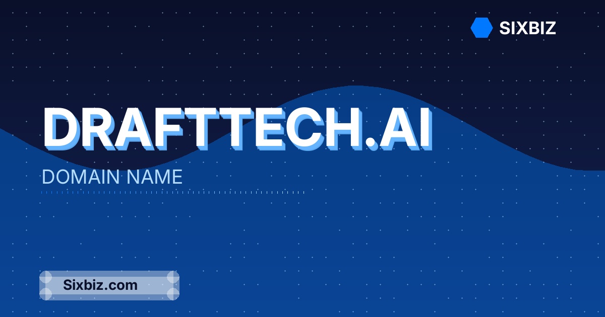 drafttech.ai - Premium Domain Name For Sale