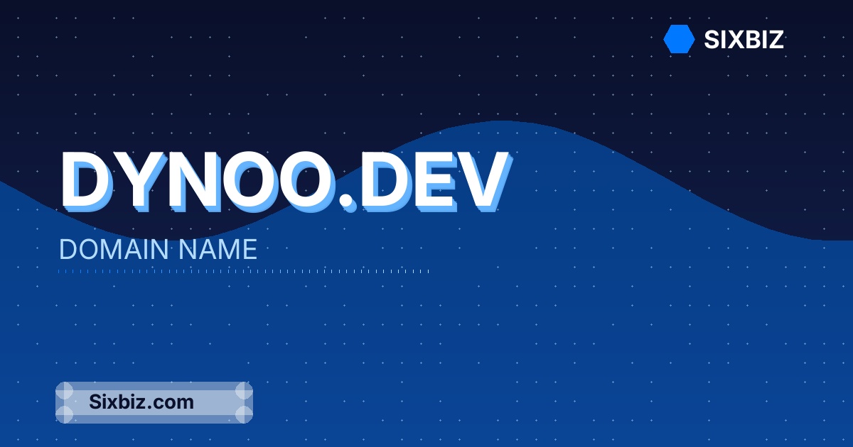 dynoo.dev - Premium Domain Name For Sale
