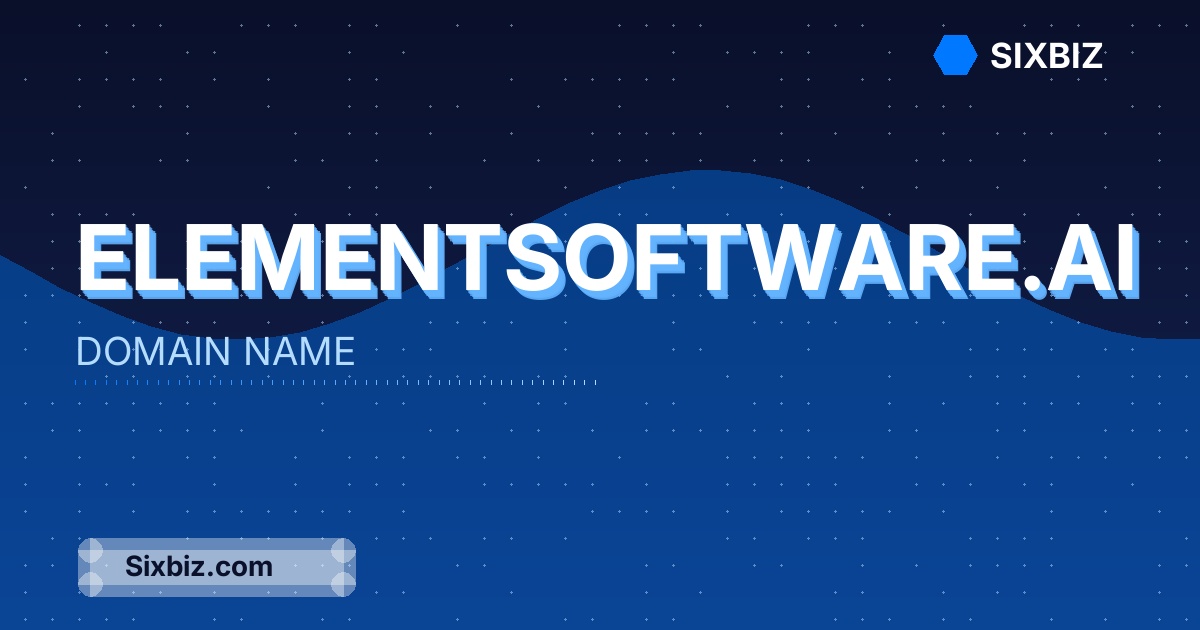 elementsoftware.ai - Premium Domain Name For Sale
