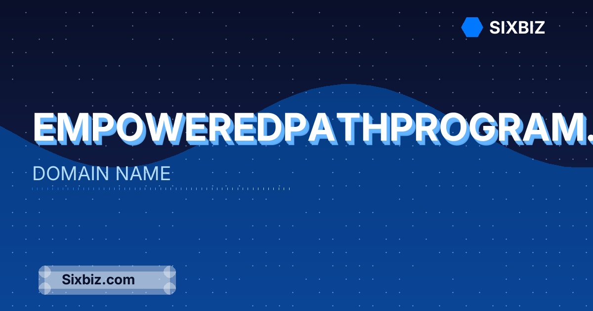 empoweredpathprogram.com - Premium Domain Name For Sale