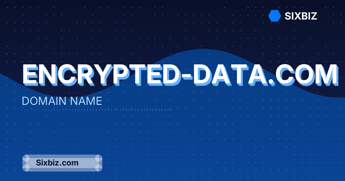 encrypted-data.com - Premium Domain Name For Sale