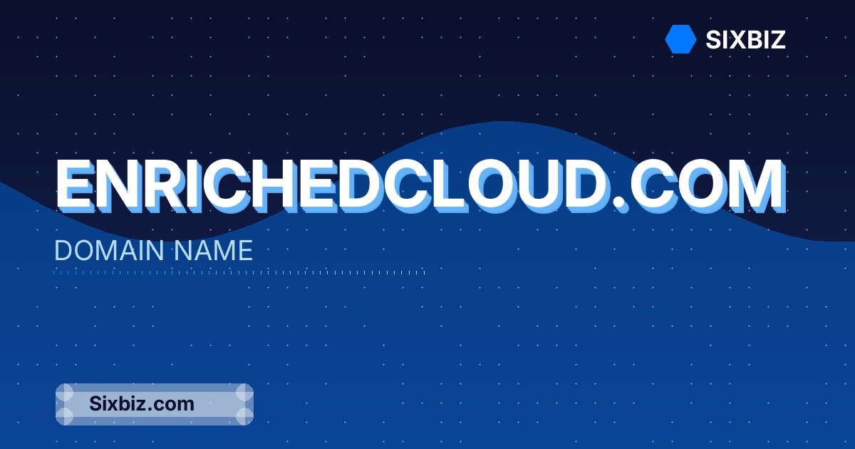 enrichedcloud.com - Premium Domain Name For Sale