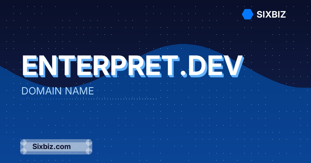 enterpret.dev - Premium Domain Name For Sale