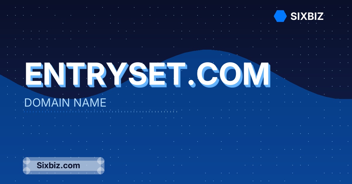 entryset.com - Premium Domain Name For Sale