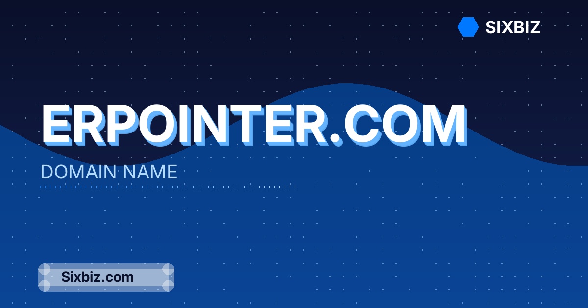 erpointer.com - Premium Domain Name For Sale