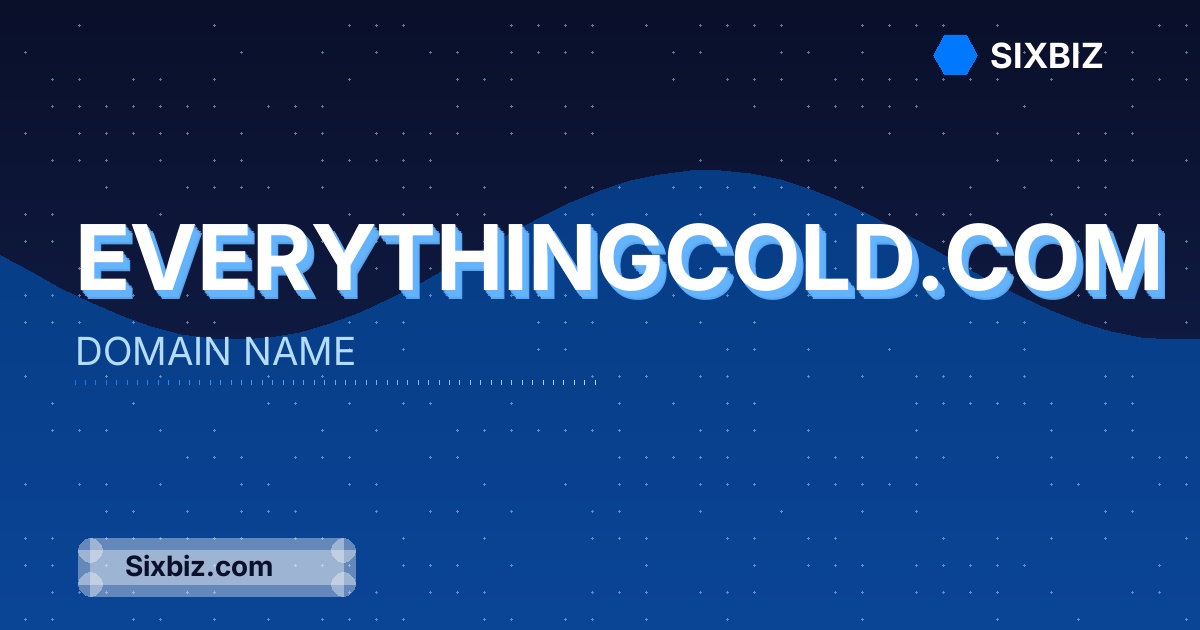 everythingcold.com - Premium Domain Name For Sale