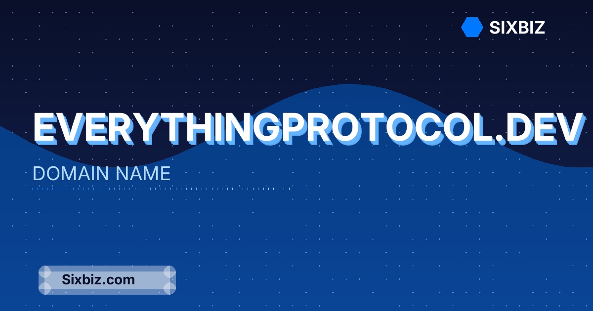 everythingprotocol.dev - Premium Domain Name For Sale