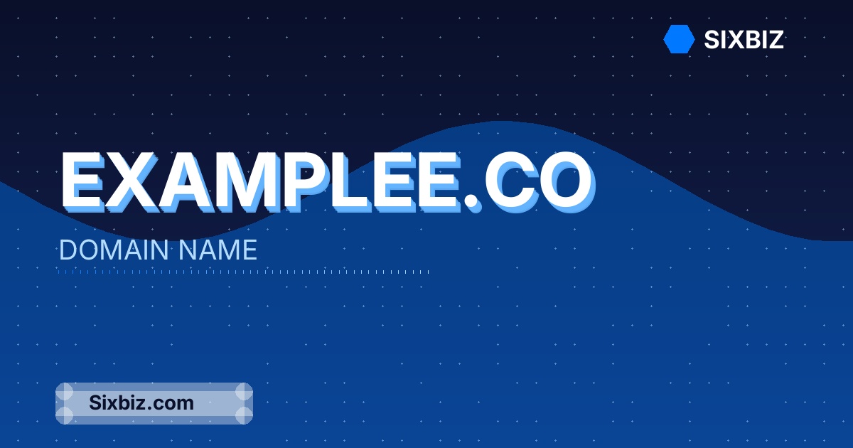 examplee.co - Premium Domain Name For Sale