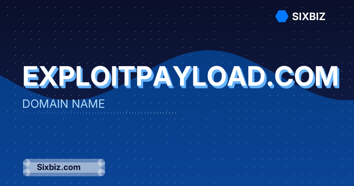 exploitpayload.com - Premium Domain Name For Sale