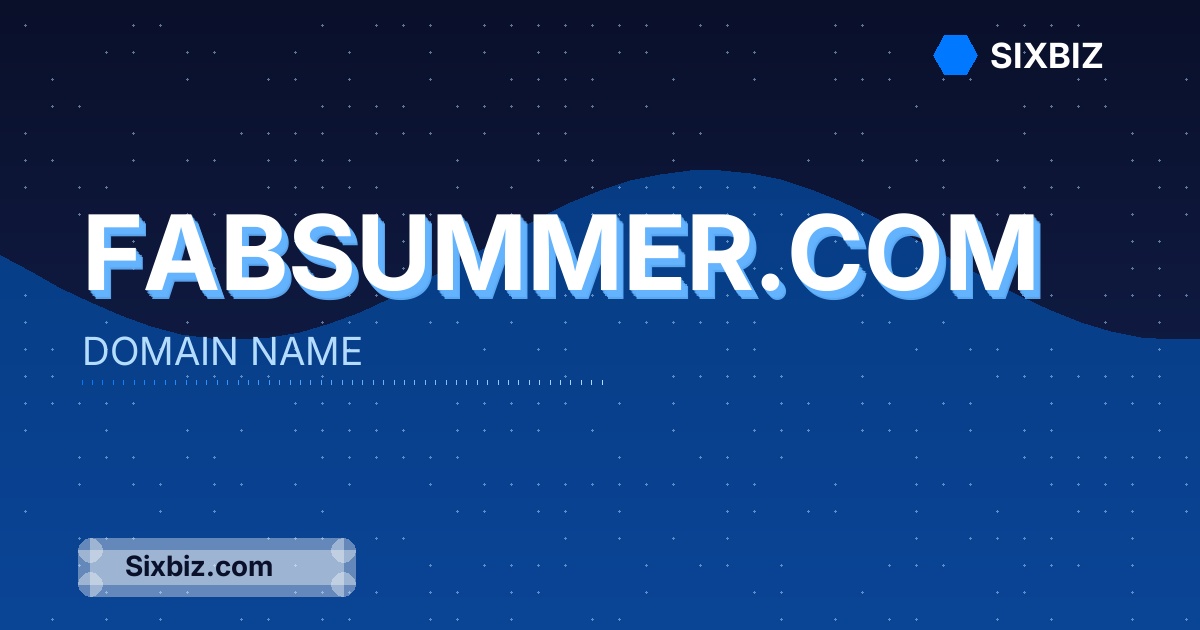 fabsummer.com - Premium Domain Name For Sale