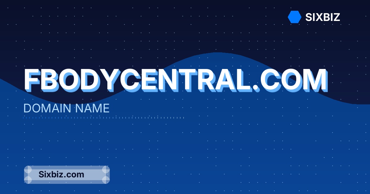 fbodycentral.com - Premium Domain Name For Sale