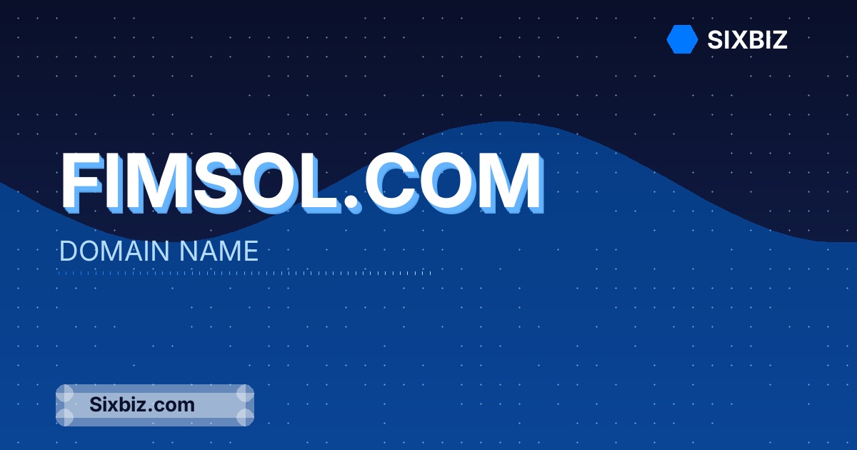 fimsol.com - Premium Domain Name For Sale