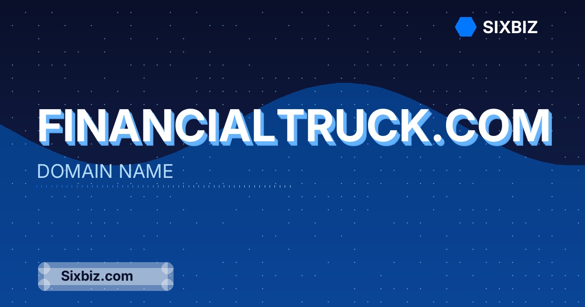 financialtruck.com - Premium Domain Name For Sale
