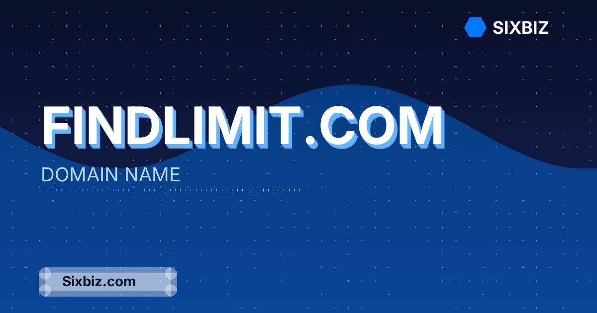 findlimit.com - Premium Domain Name For Sale
