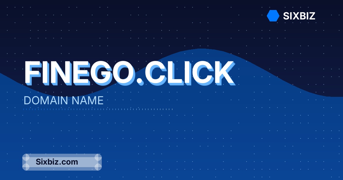 finego.click - Premium Domain Name For Sale