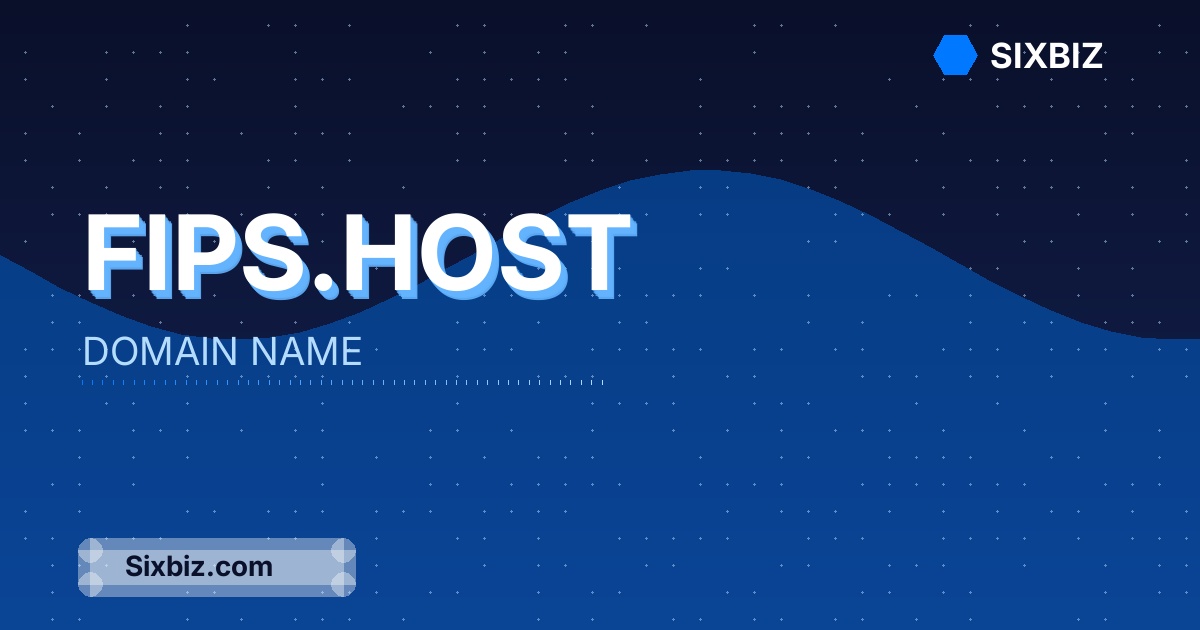 fips.host - Premium Domain Name For Sale