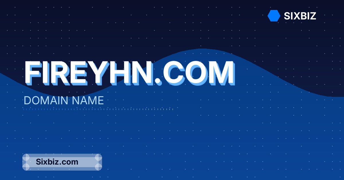 fireyhn.com - Premium Domain Name For Sale