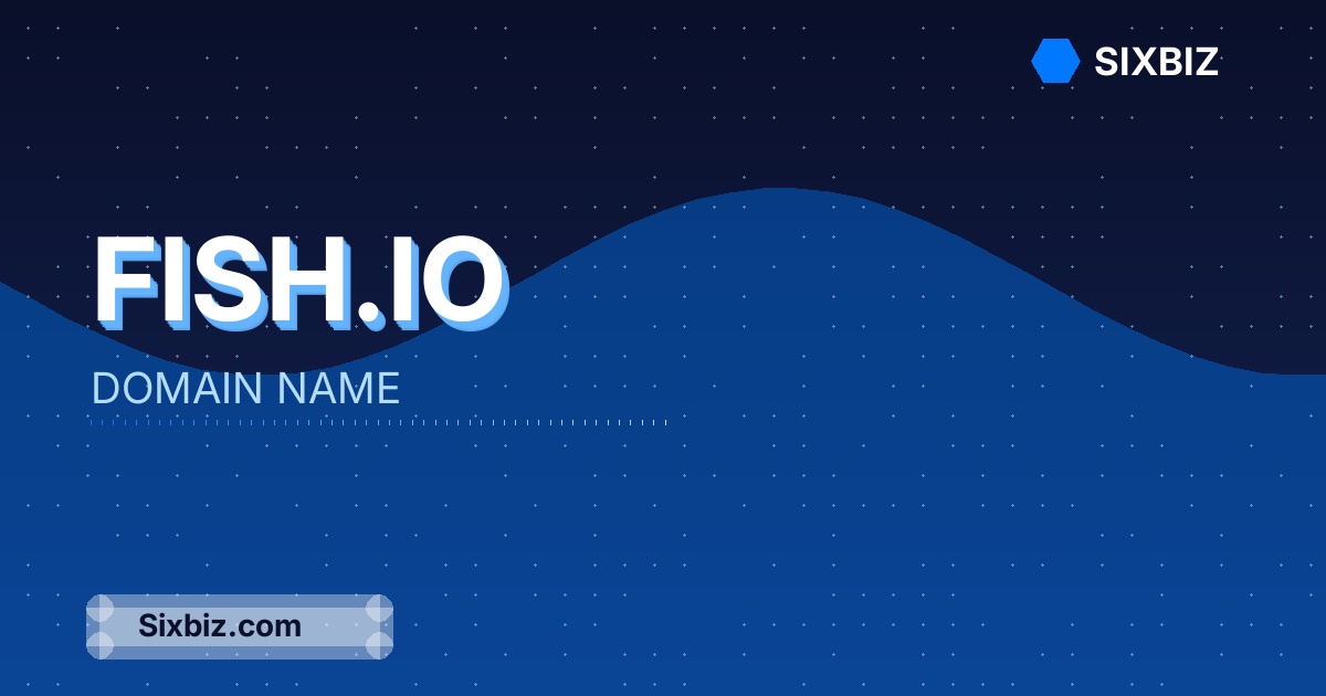 fish.io - Premium Domain Name For Sale