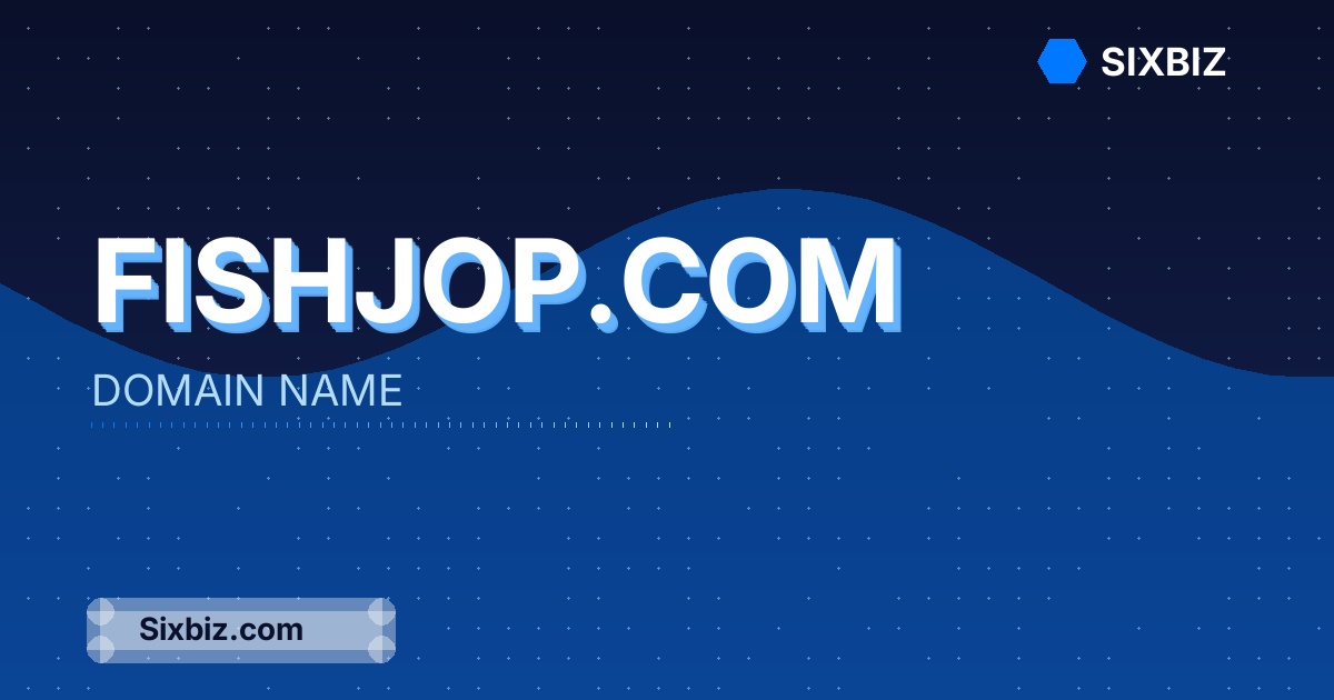 fishjop.com - Premium Domain Name For Sale