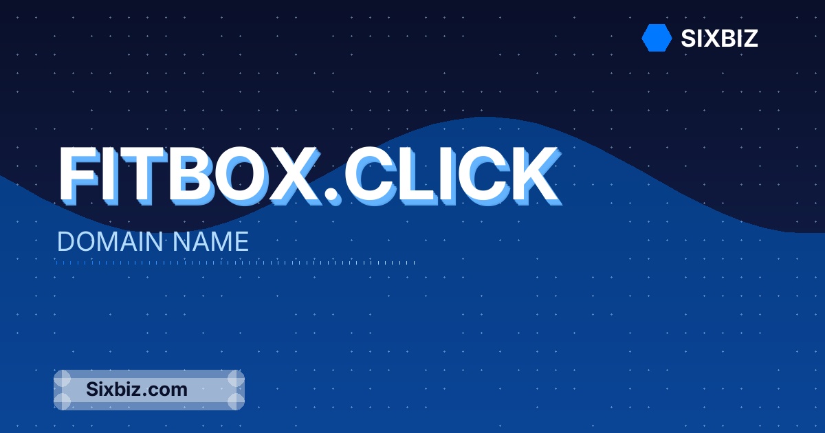 fitbox.click - Premium Domain Name For Sale