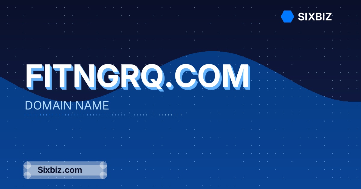 fitngrq.com - Premium Domain Name For Sale