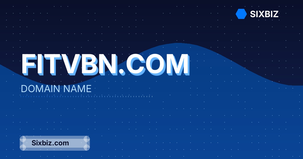 fitvbn.com - Premium Domain Name For Sale