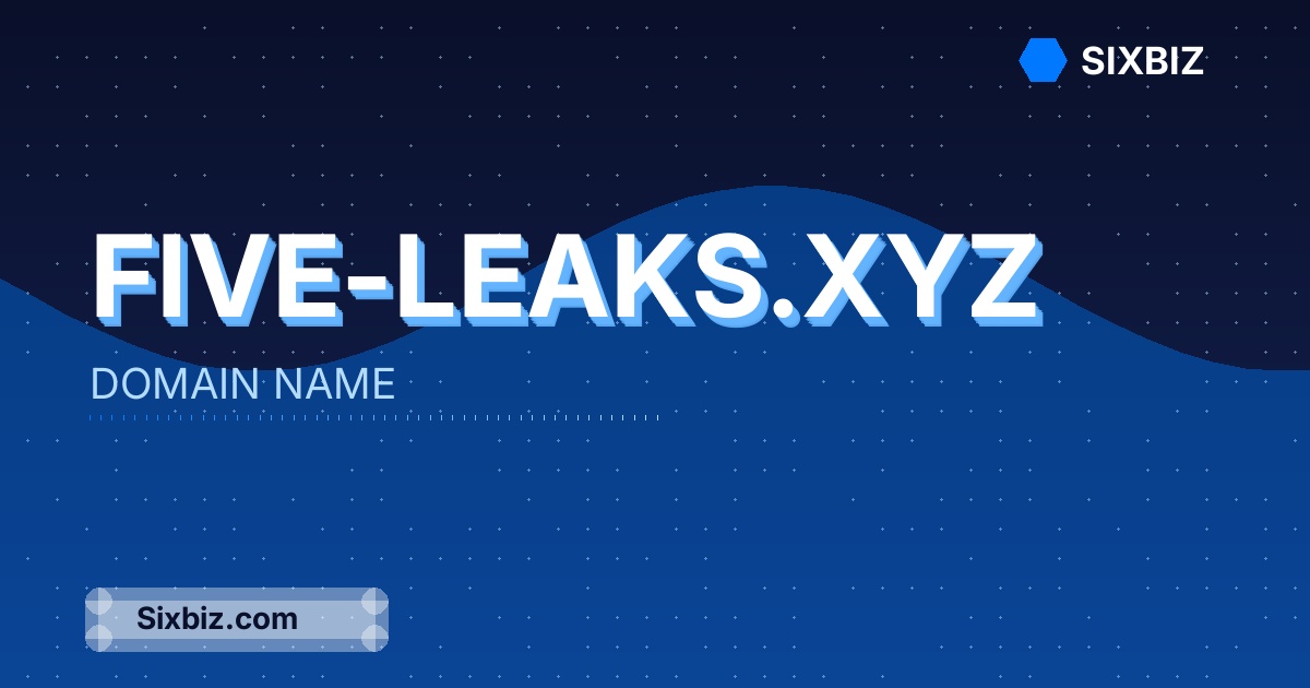 five-leaks.xyz - Premium Domain Name For Sale