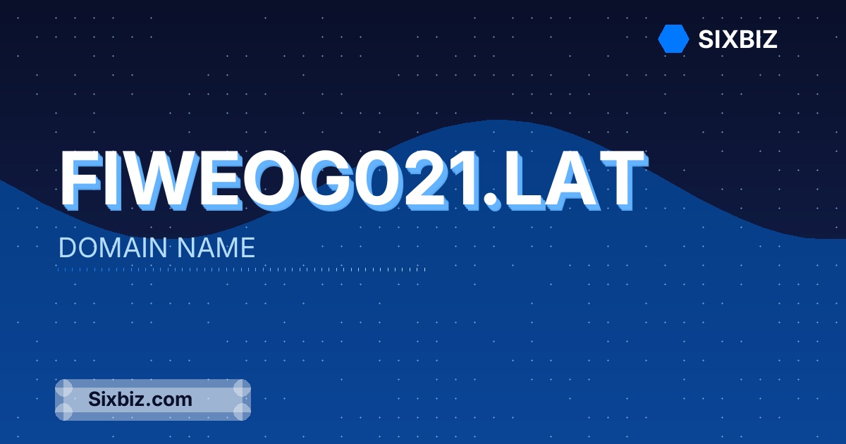 fiweog021.lat - Premium Domain Name For Sale