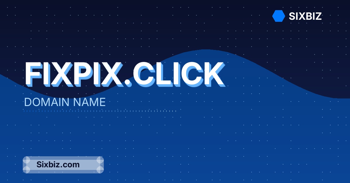 fixpix.click - Premium Domain Name For Sale