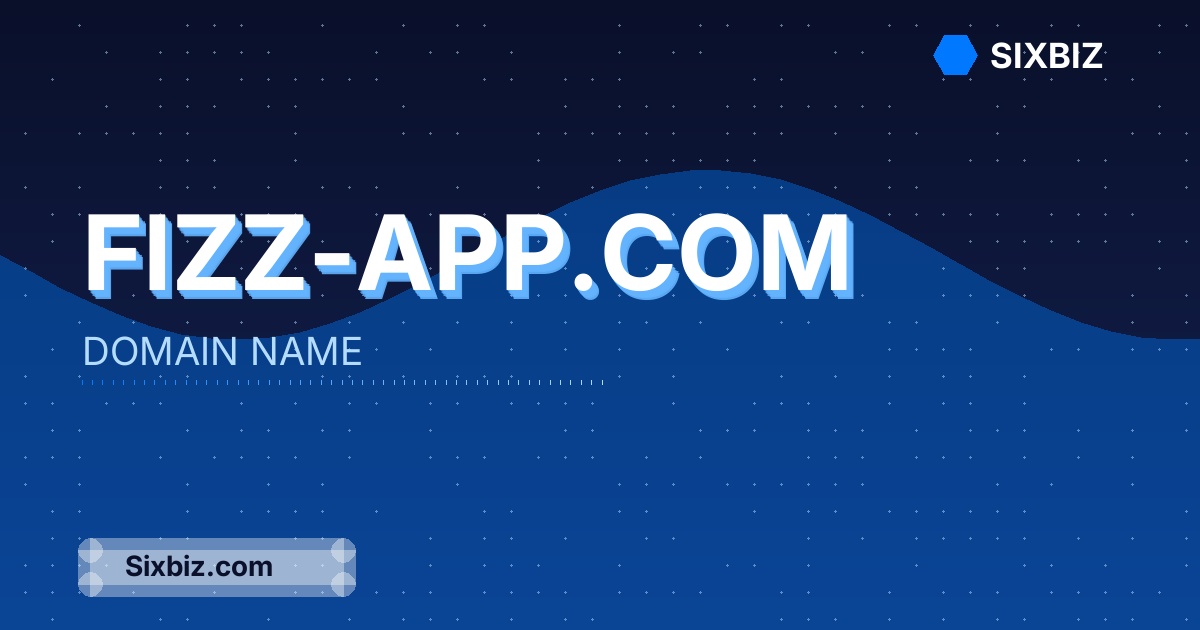 fizz-app.com - Premium Domain Name For Sale