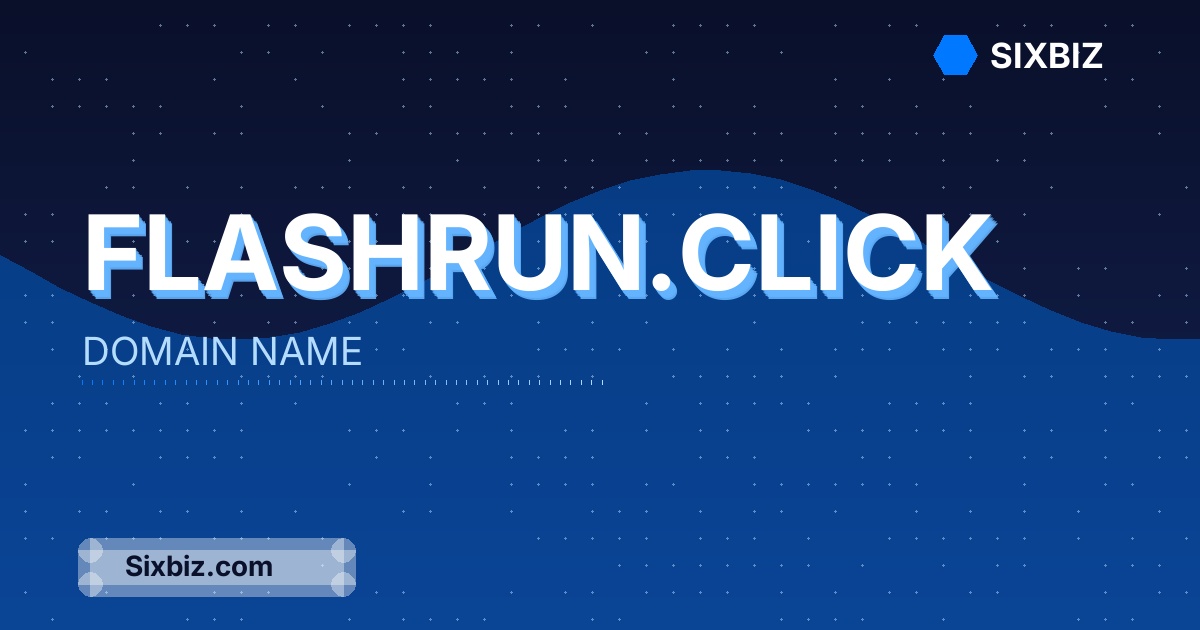flashrun.click - Premium Domain Name For Sale
