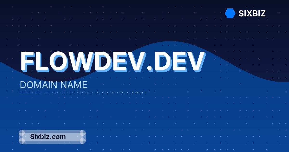 flowdev.dev - Premium Domain Name For Sale