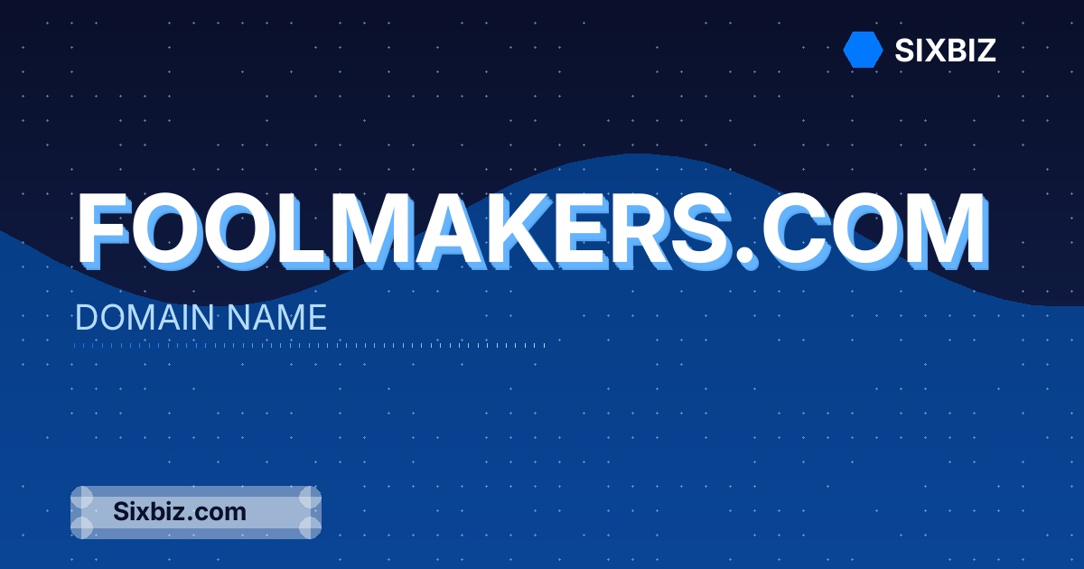foolmakers.com - Premium Domain Name For Sale