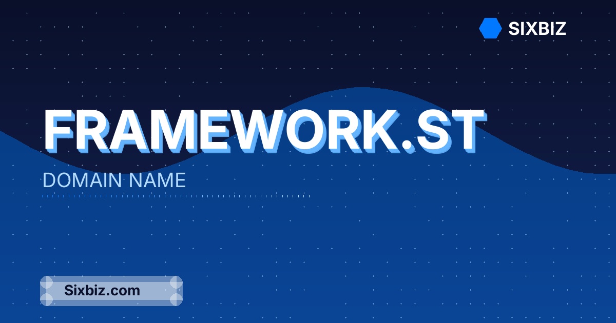 framework.st - Premium Domain Name For Sale