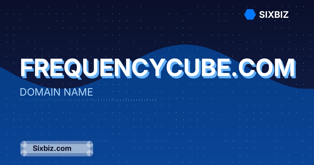 frequencycube.com - Premium Domain Name For Sale