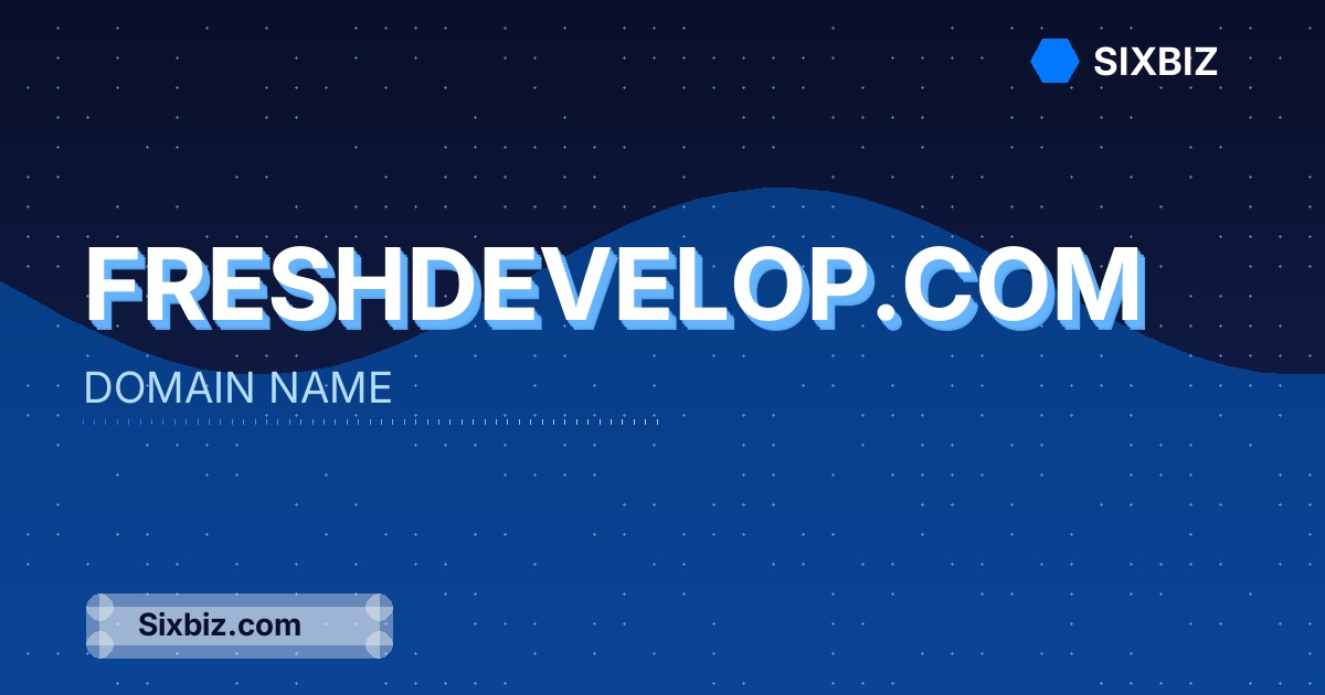 freshdevelop.com - Premium Domain Name For Sale