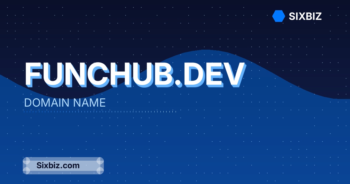 funchub.dev - Premium Domain Name For Sale