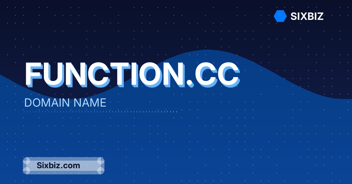 function.cc - Premium Domain Name For Sale