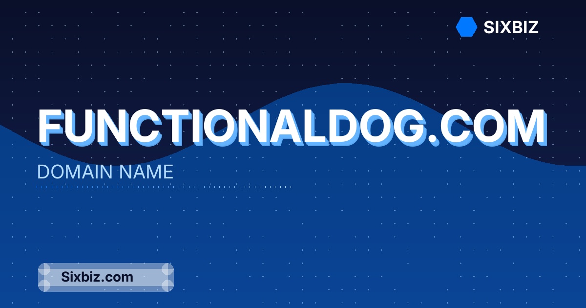 functionaldog.com - Premium Domain Name For Sale