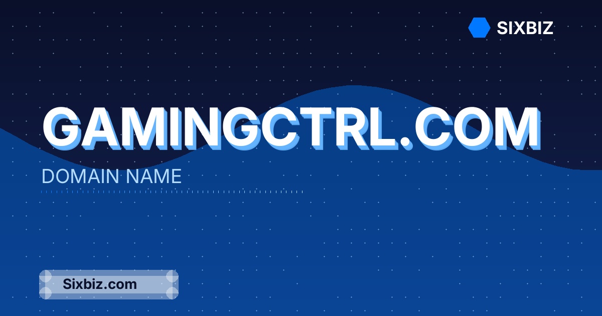 gamingctrl.com - Premium Domain Name For Sale