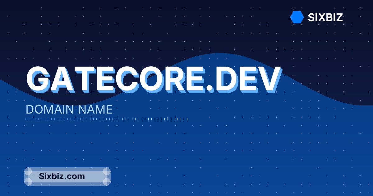gatecore.dev - Premium Domain Name For Sale