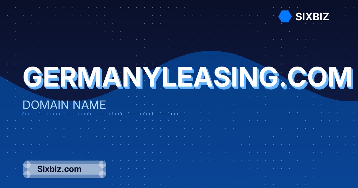 germanyleasing.com - Premium Domain Name For Sale