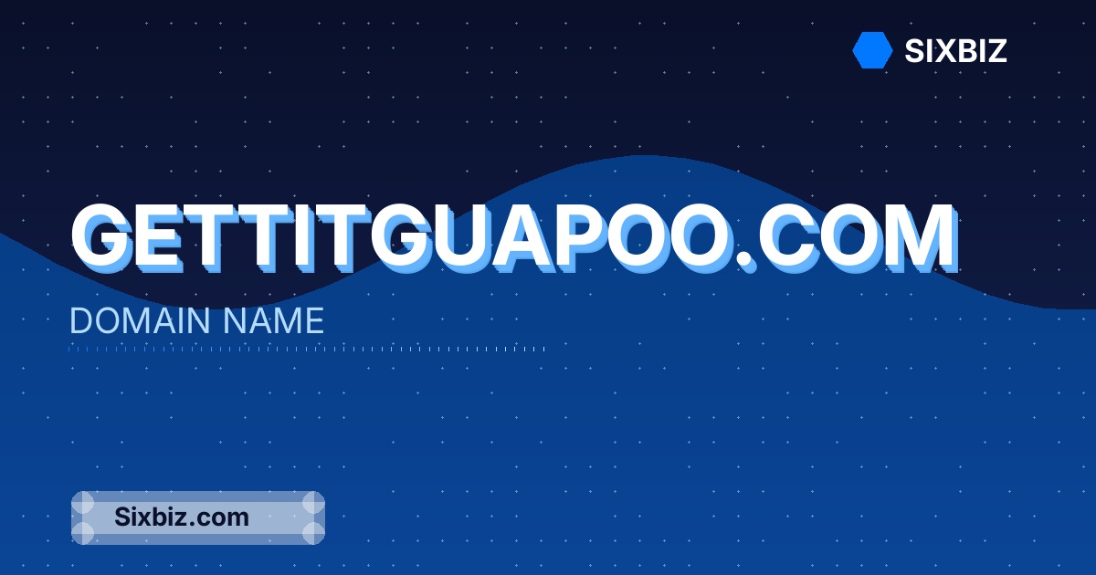 gettitguapoo.com - Premium Domain Name For Sale