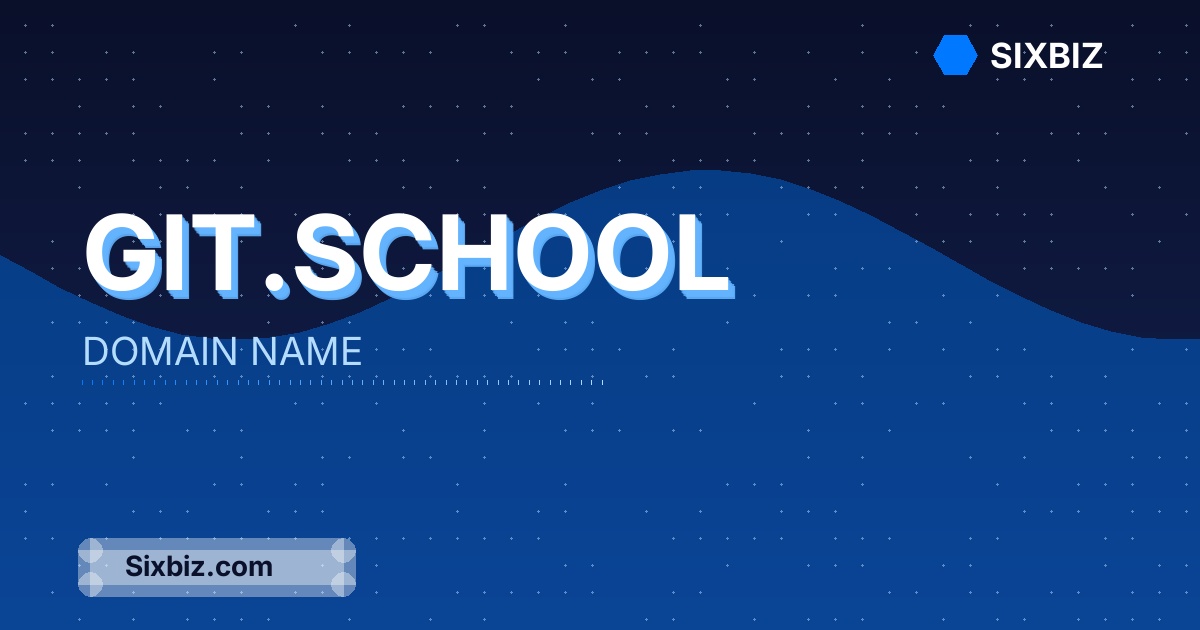 git.school - Premium Domain Name For Sale