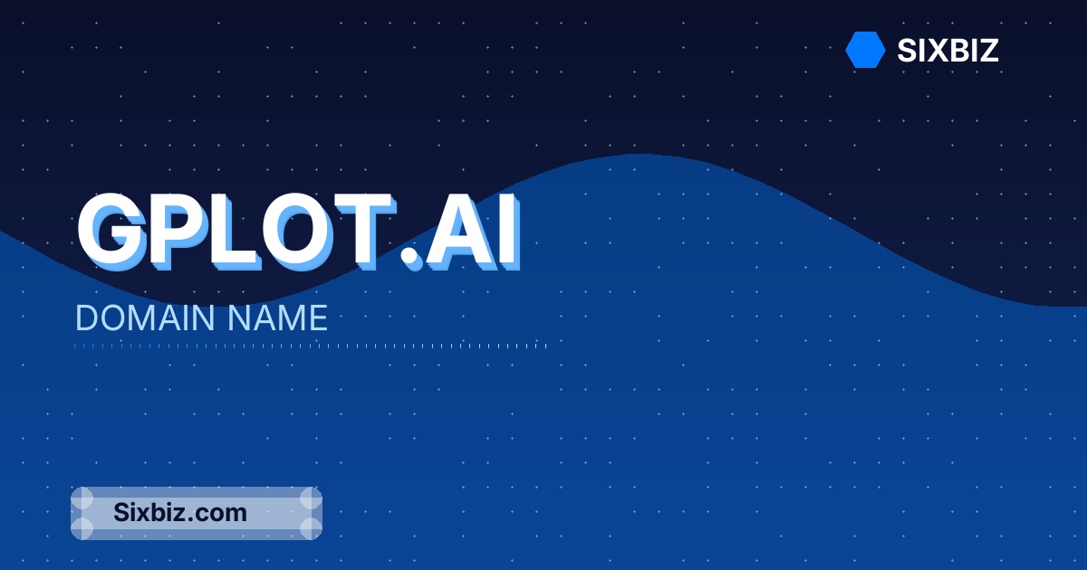 gplot.ai - Premium Domain Name For Sale