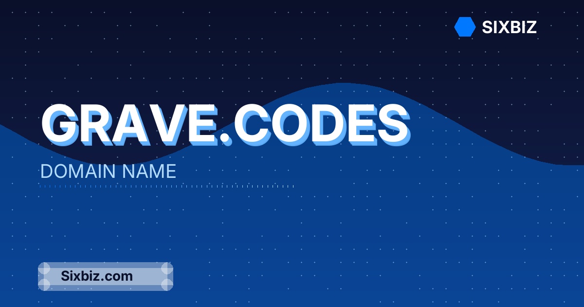 grave.codes - Premium Domain Name For Sale