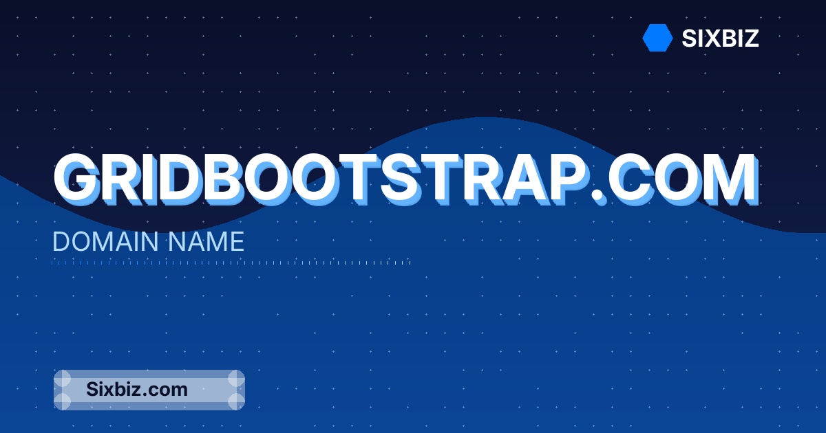 gridbootstrap.com - Premium Domain Name For Sale