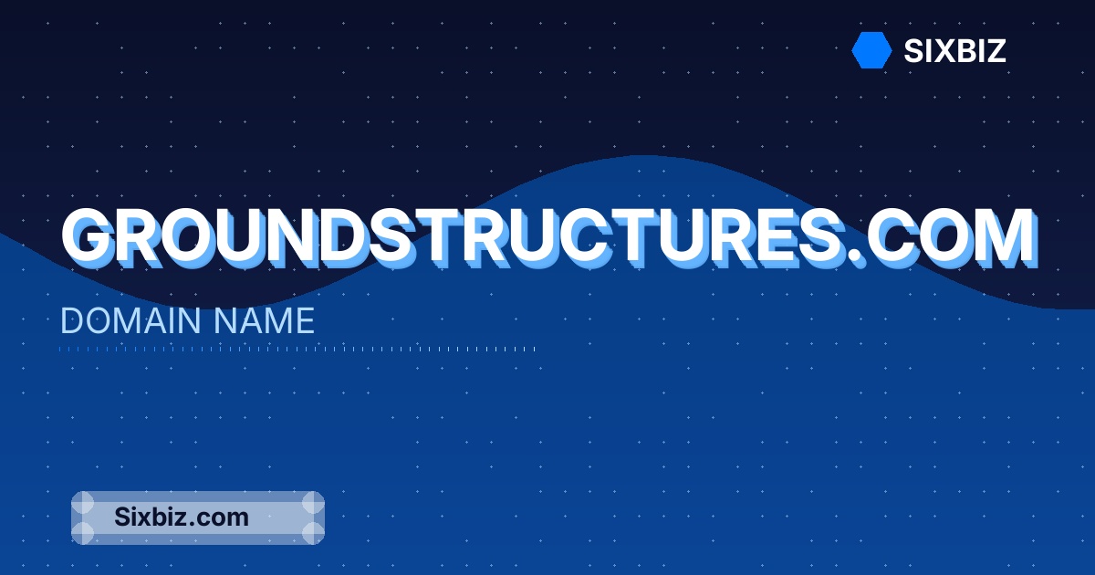 groundstructures.com - Premium Domain Name For Sale