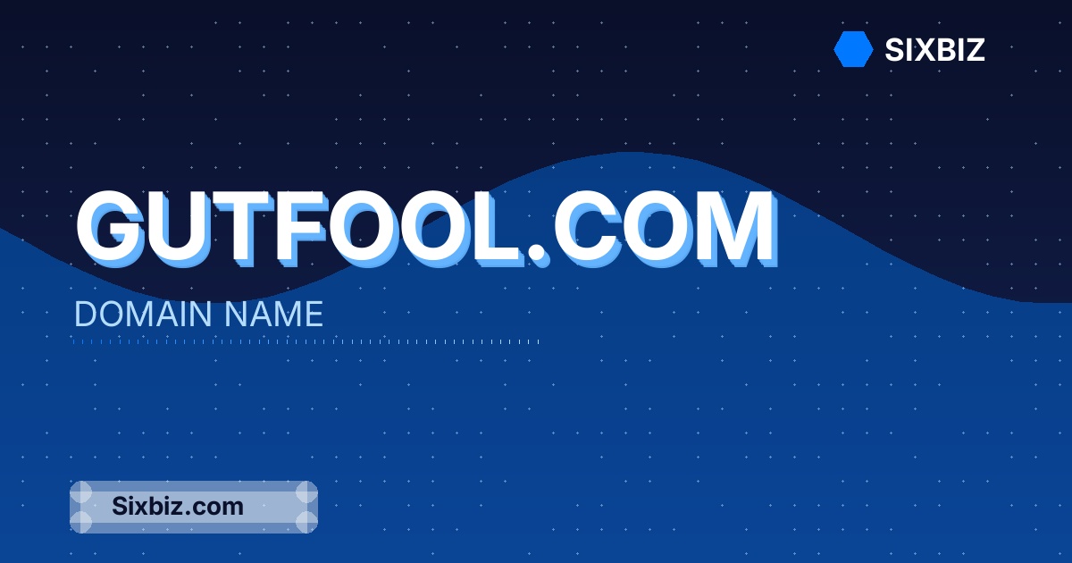 gutfool.com - Premium Domain Name For Sale